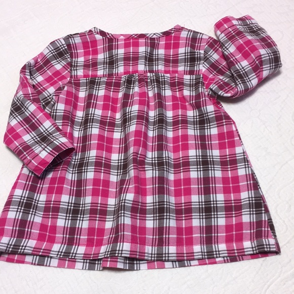 12m (6/$20) Plaid Flannel Dress by Carter’s - Picture 10 of 11